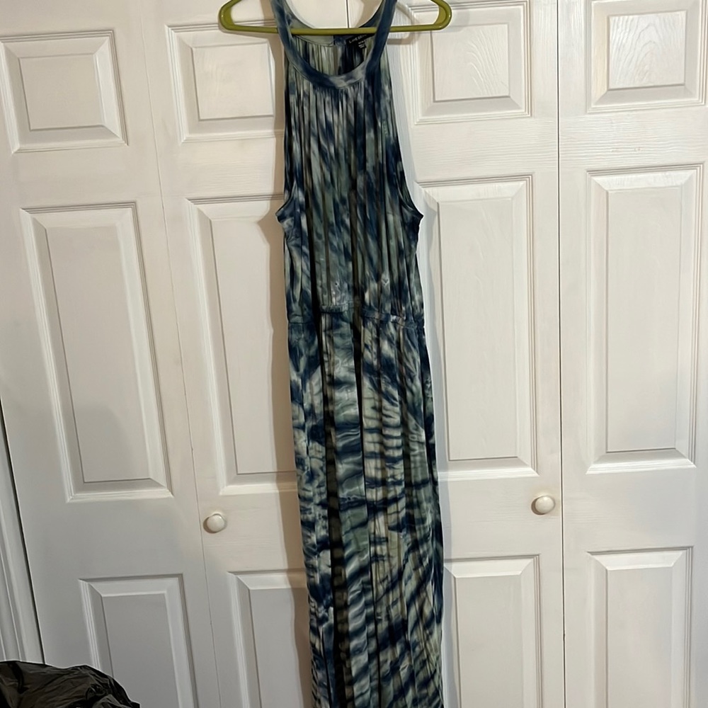Lane Bryant halter neck maxi dress with pockets
